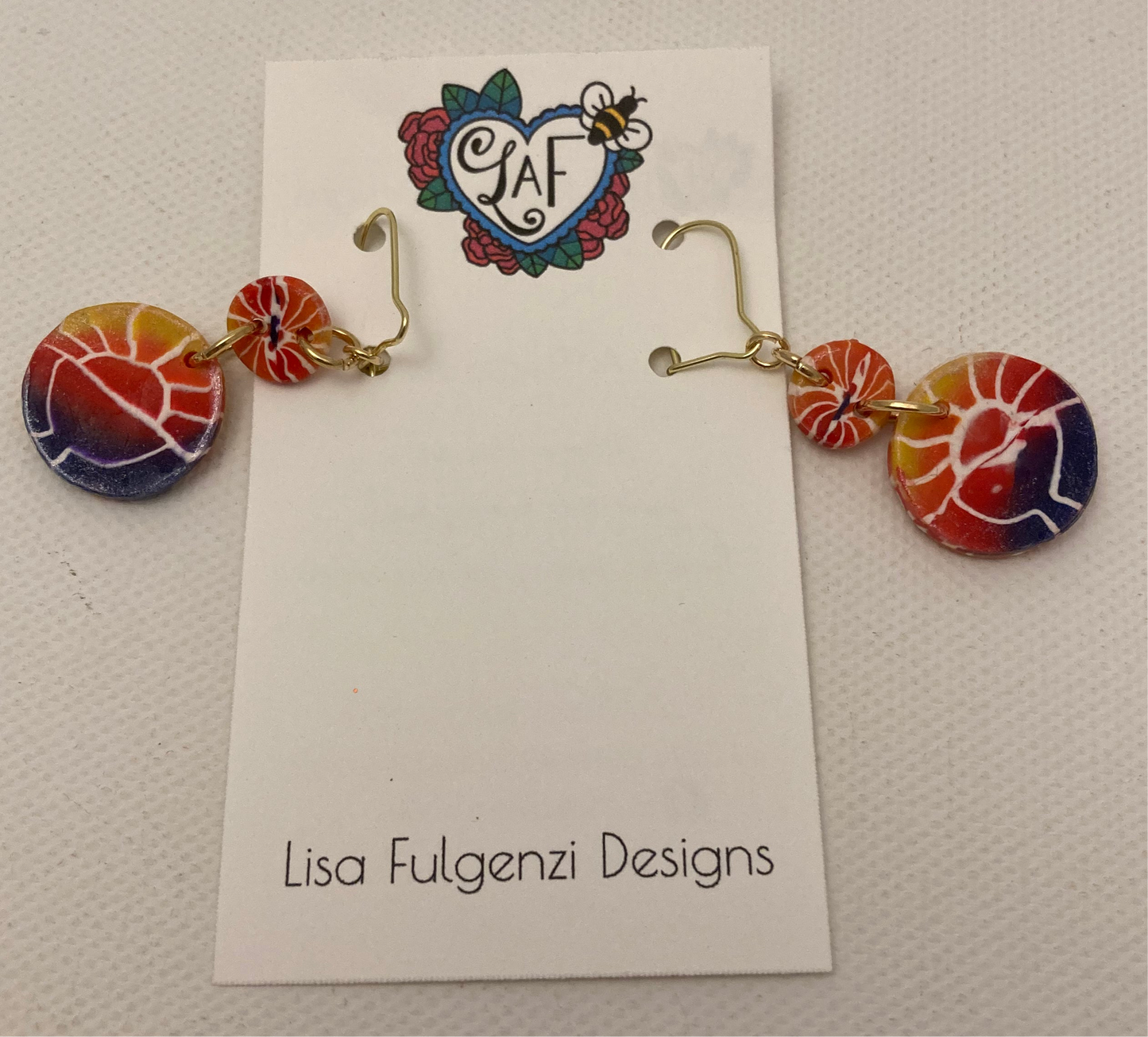 Special Occasion Eucharistic Revival Sunset on the Water Earrings