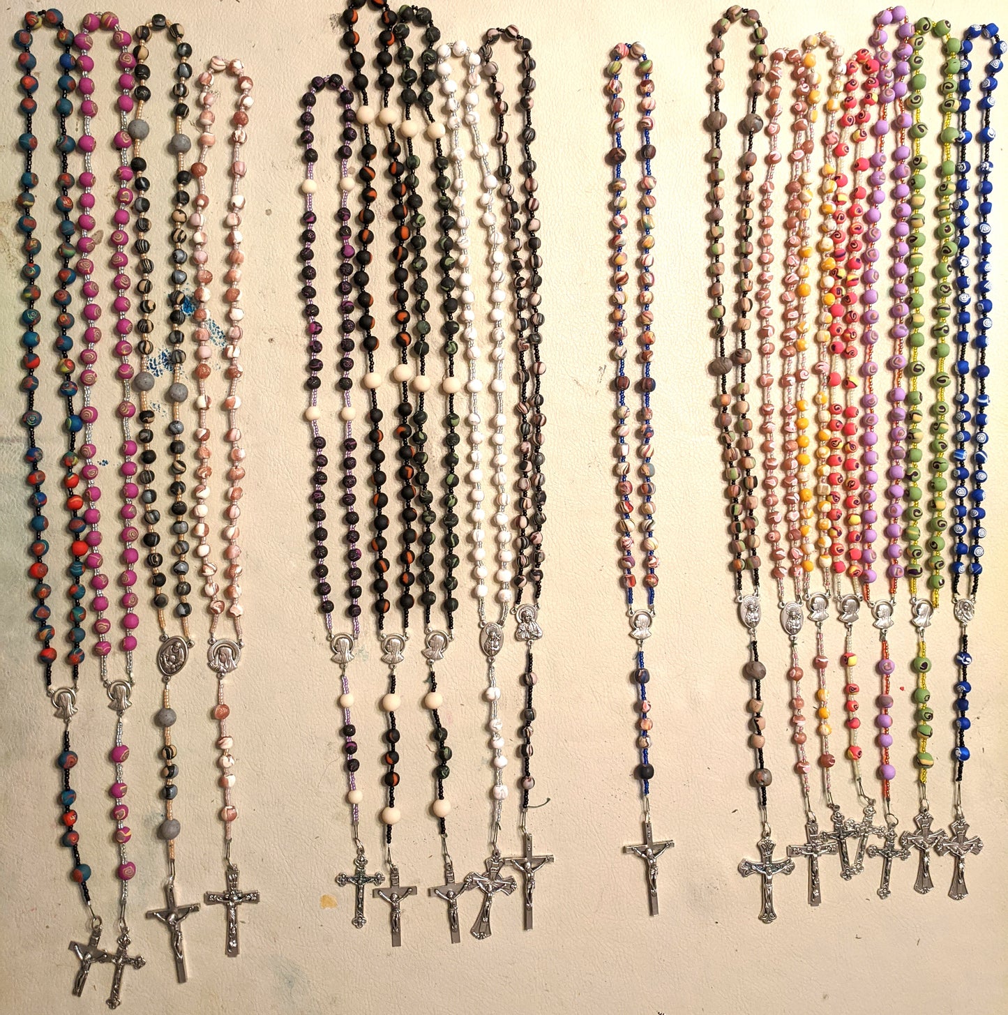 Rosaries Polymer Clay Beads Various