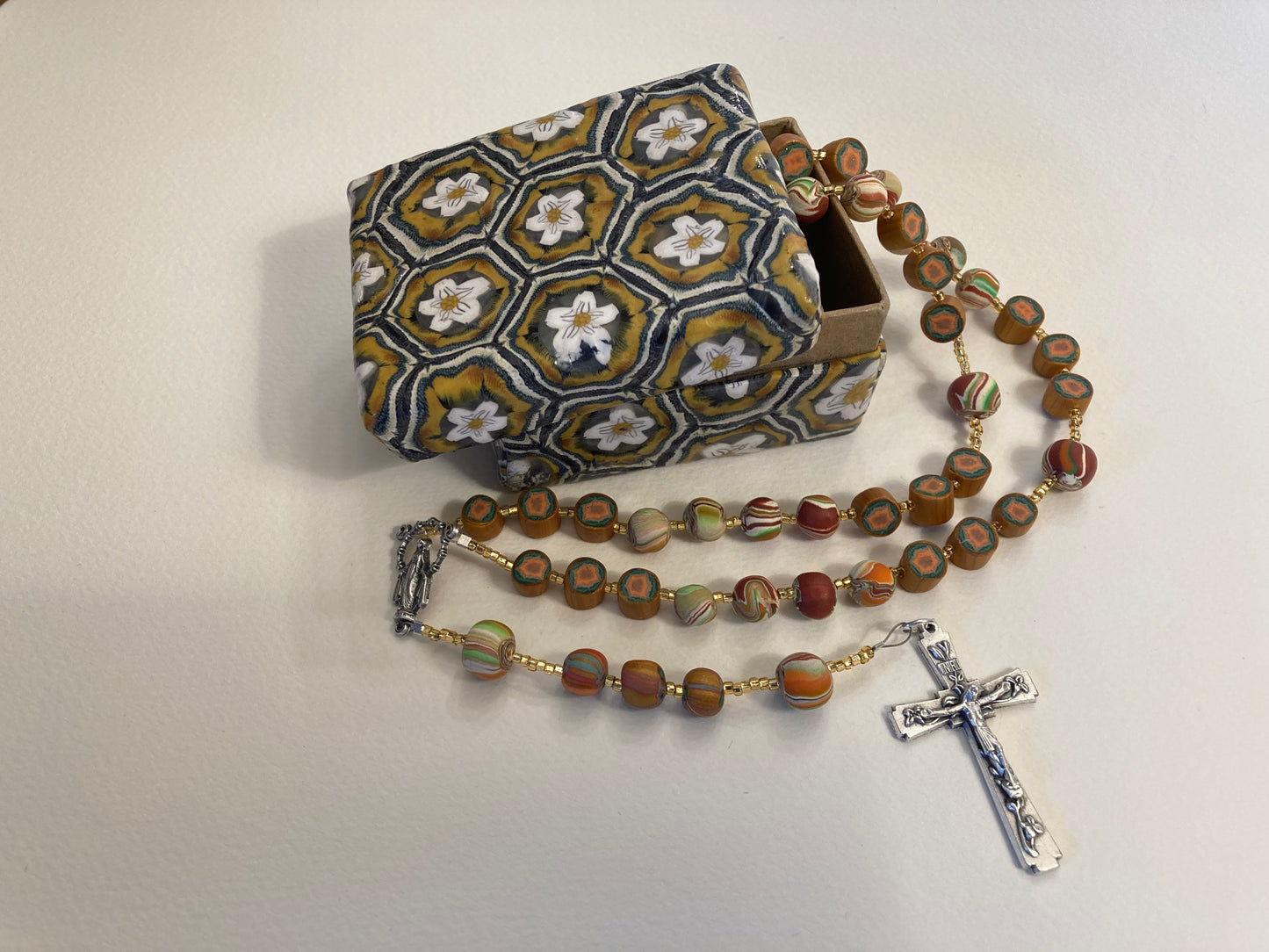 Buttercup Box and Rosary