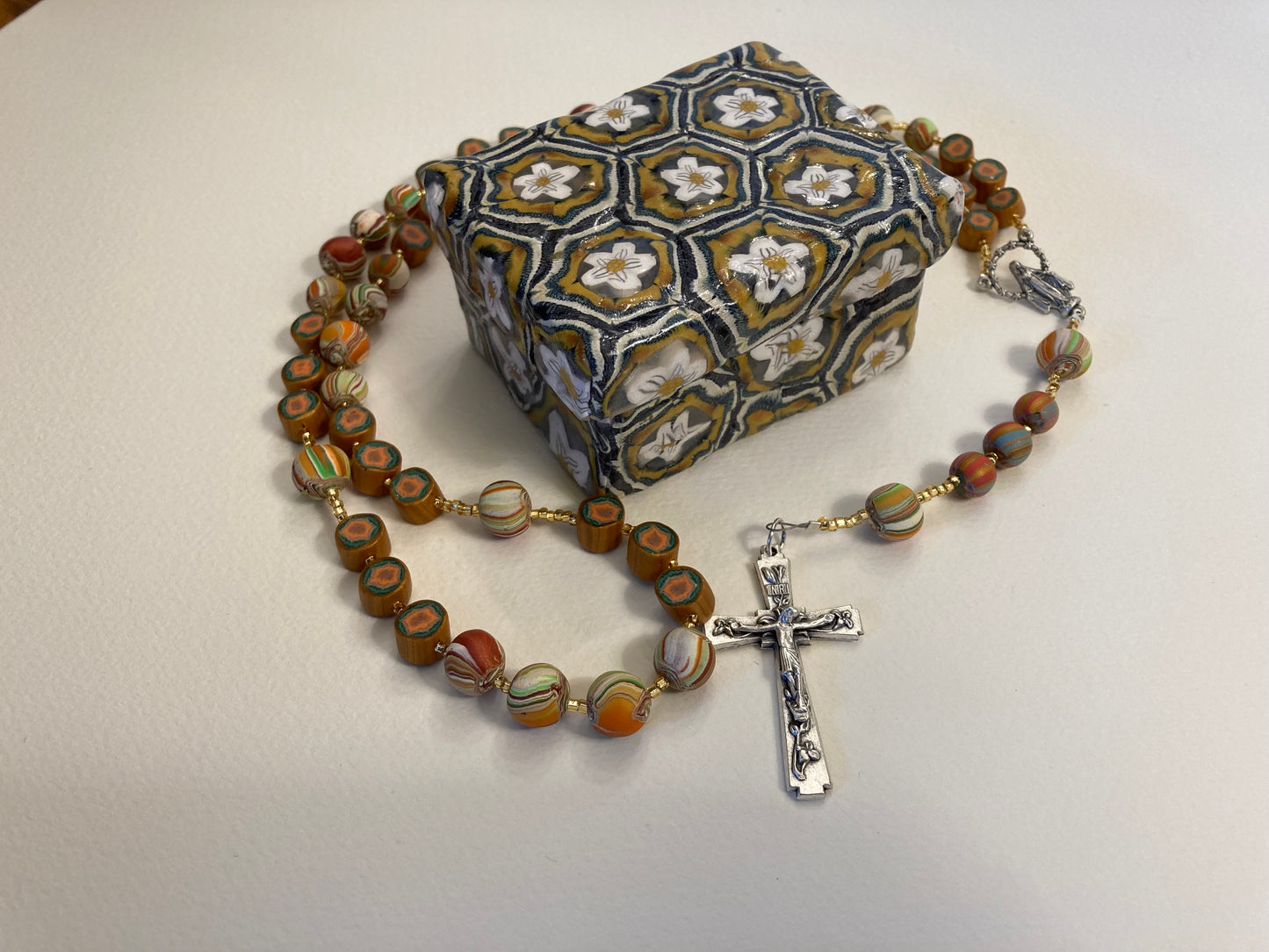 Buttercup Box and Rosary