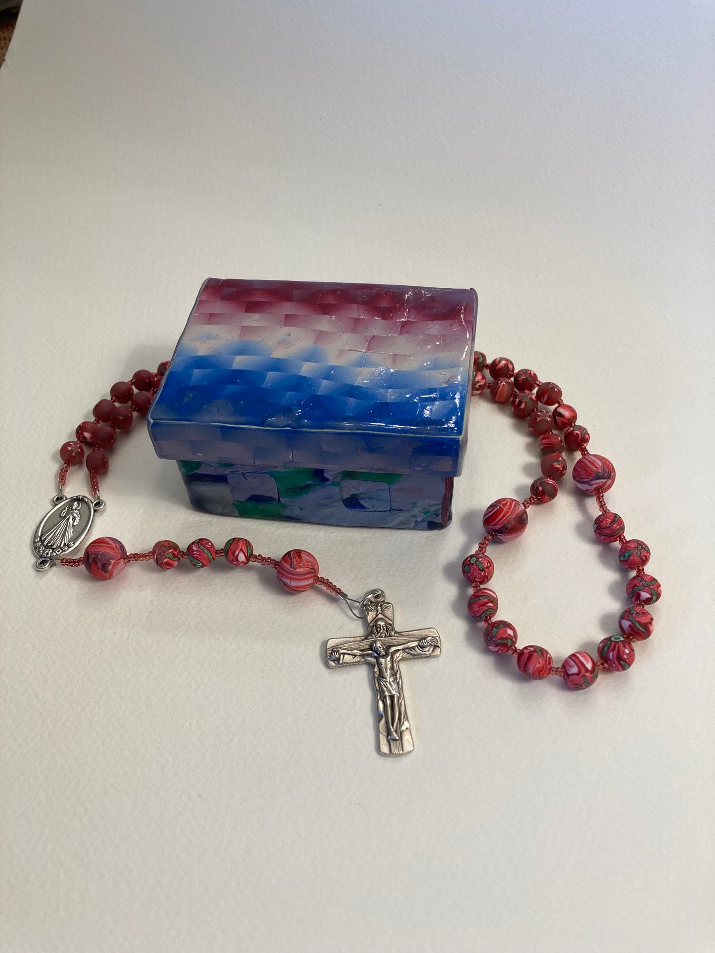 July Quilt Box and Rosary