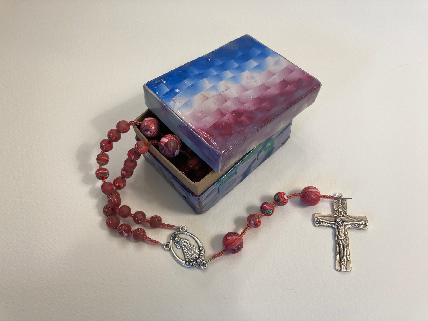 July Quilt Box and Rosary