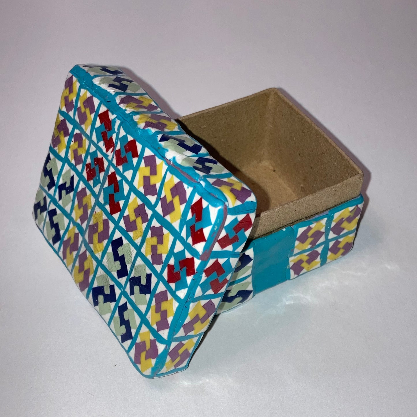 Card Trick Quilted Decorative Box