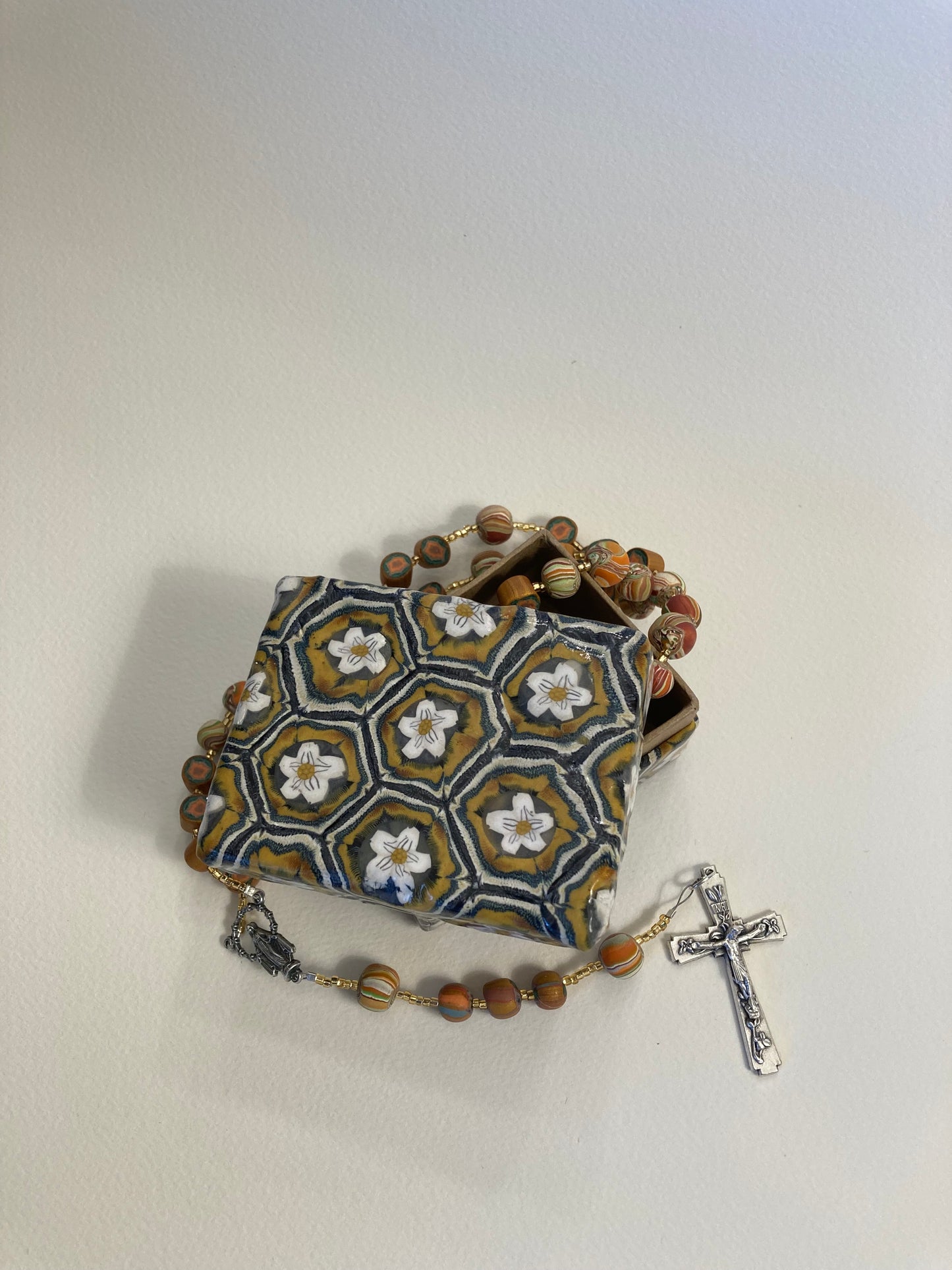 Buttercup Box and Rosary