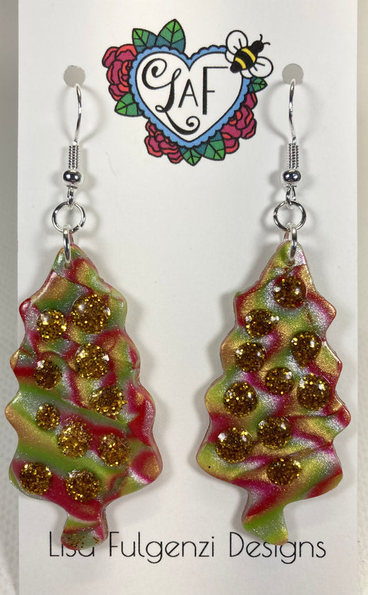 Christmas Bright Tree Earrings