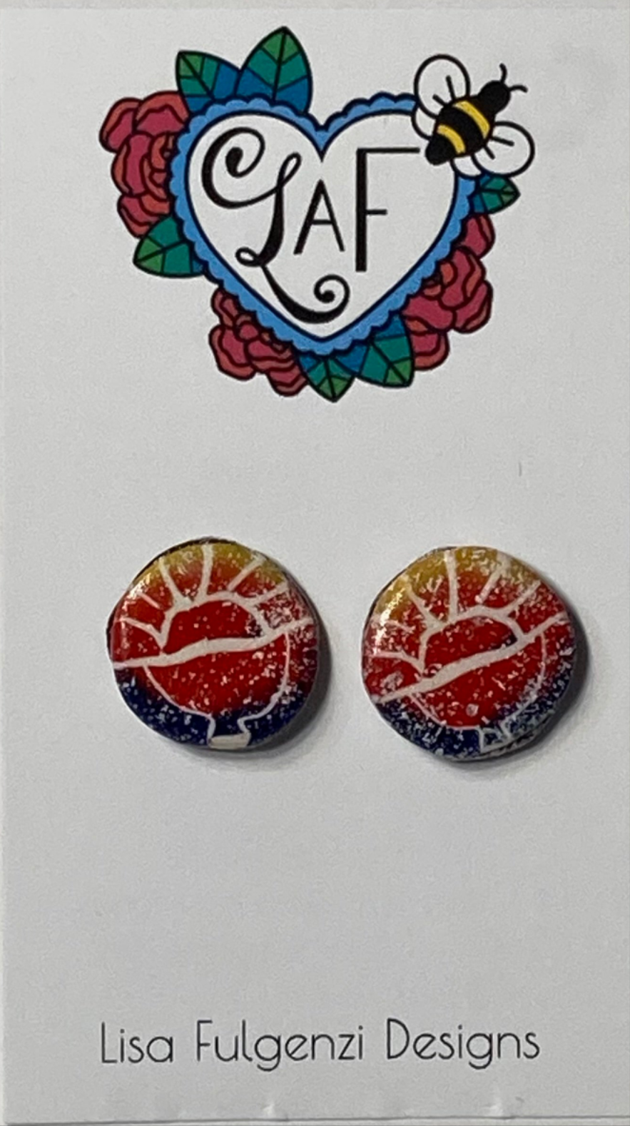 Special Occasion Eucharistic Revival Logo Stud Earrings