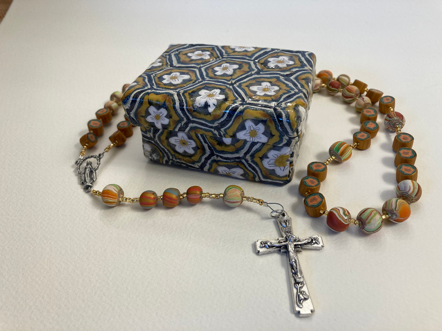 Buttercup Box and Rosary