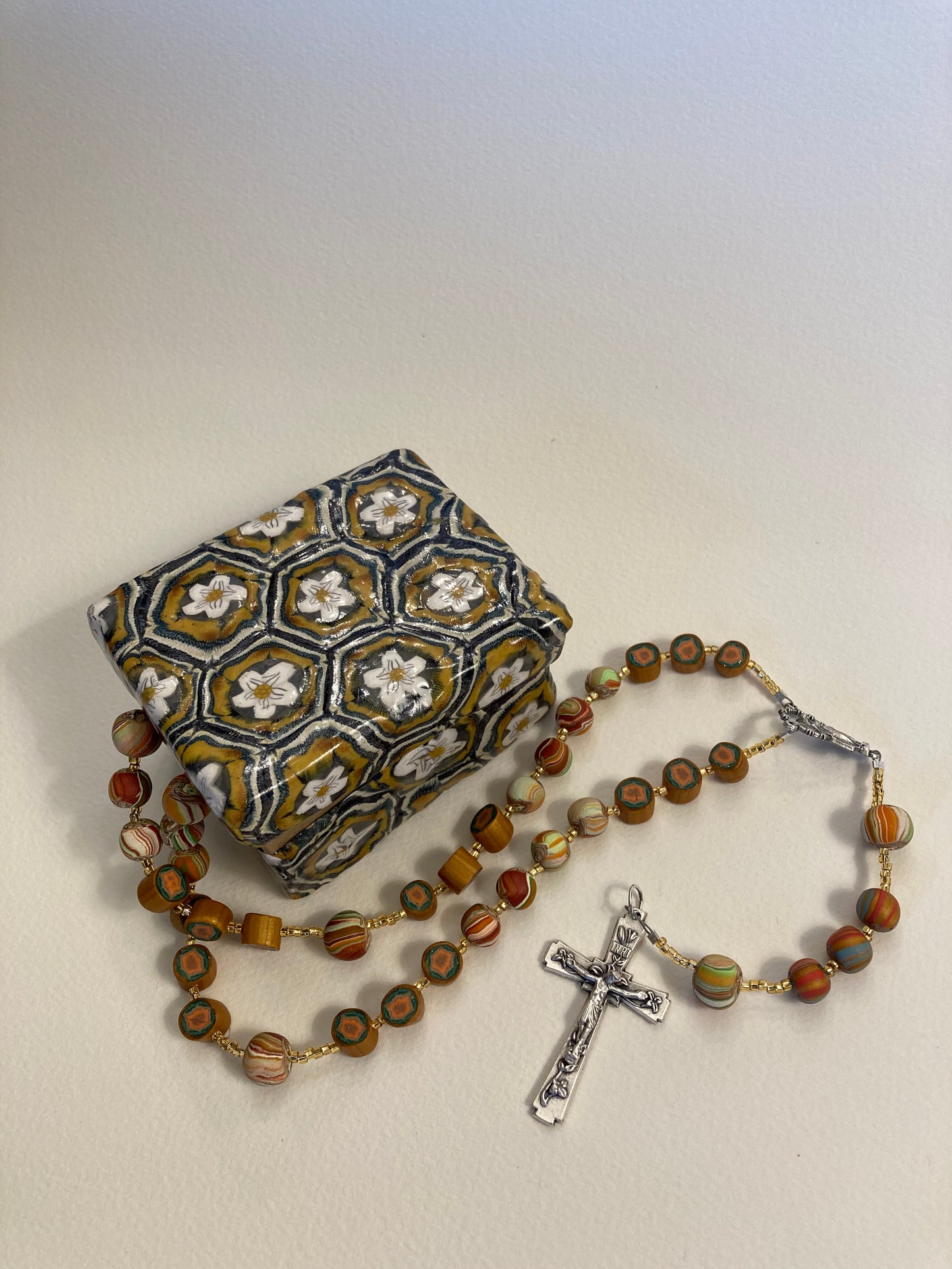 Buttercup Box and Rosary