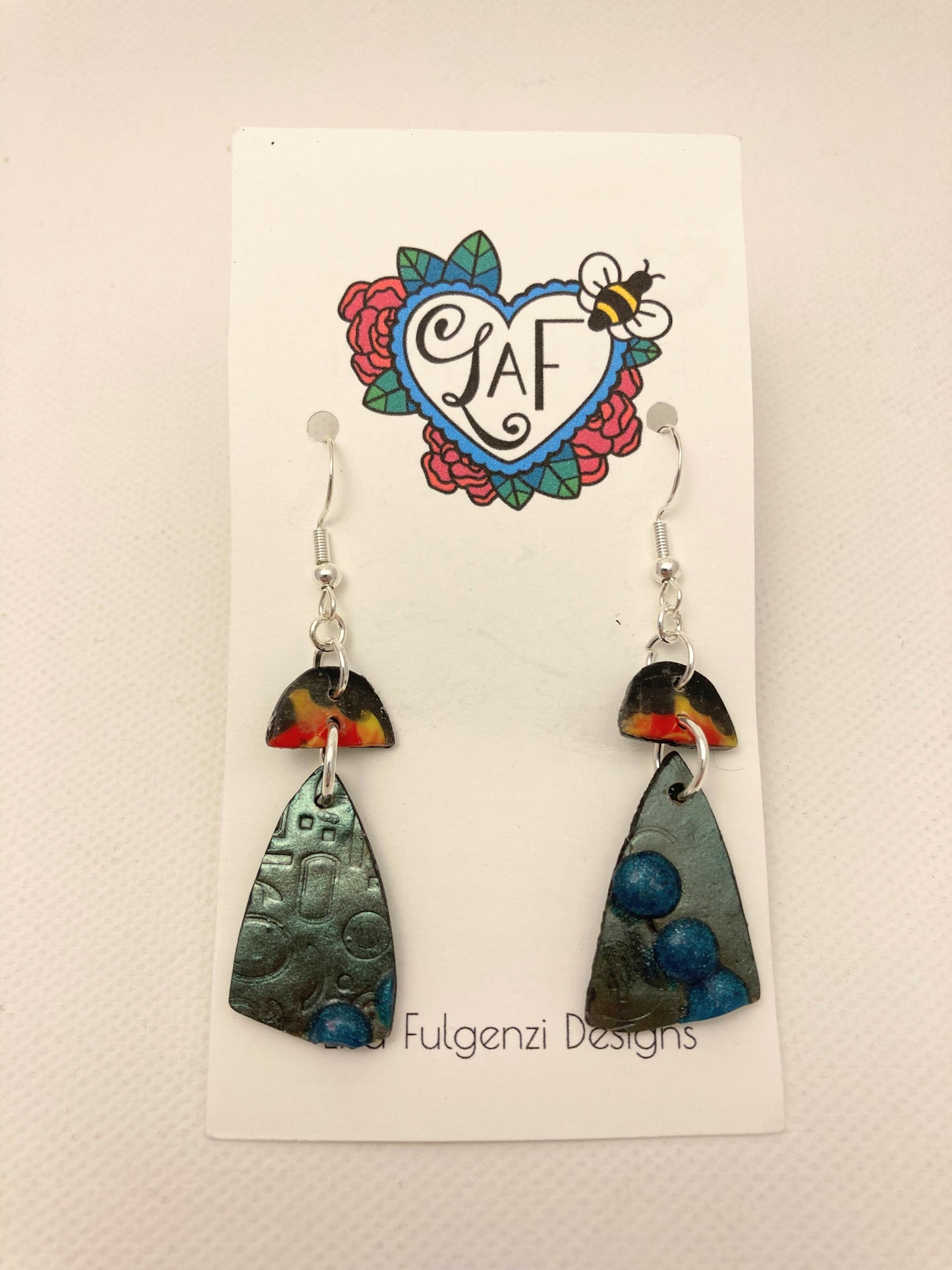 Angular Sunset Earrings